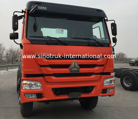 Il camion arancio RHD 10 del trattore di rimorchio di SINOTRUK HOWO spinge 371 HP ZZ4257S3241W