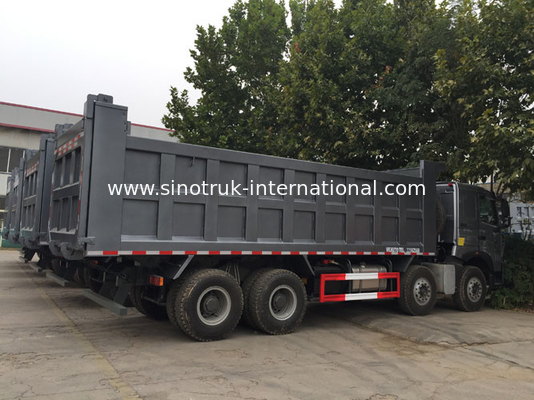 Autocarro con cassone ribaltabile pesante bianco di SINOTRUK HOWO A7 8X4 per l'estrazione mineraria dello ZZ3317N3867N1