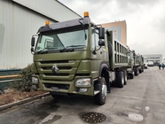 SINOTRUK HOWO 400 CV Green Tipper Dump Truck RHD 6×4 12 ruote Alta potenza