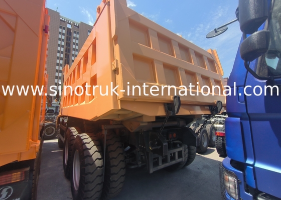Sinotruk Howo Mining Tipper Dump Truck 90Tons 6 × 4 Corpo di carico in acciaio ad alta resistenza