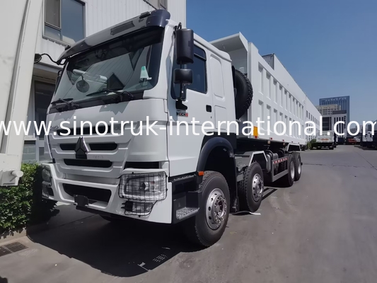 12 autocarro con cassone ribaltabile di Sinotruk HOWO 8X4 delle ruote 400hp per estrazione mineraria
