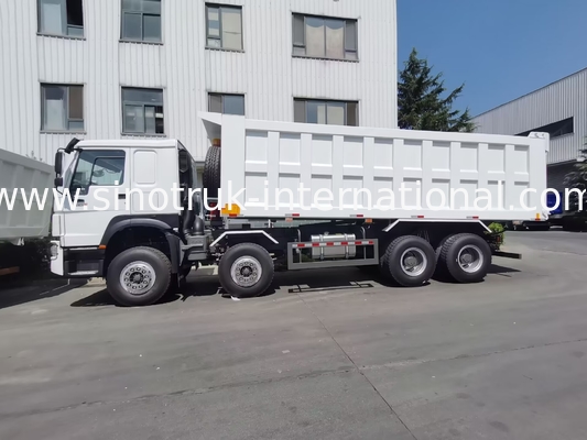 12 autocarro con cassone ribaltabile di Sinotruk HOWO 8X4 delle ruote 400hp per estrazione mineraria