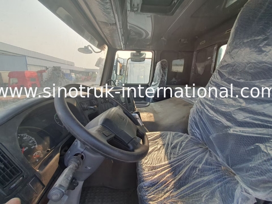 HOWO A7 Camion-trattore usato LHD 6X4 Euro 2 371 CV con sterzo idraulico azionato Bianco