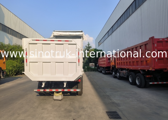 Sinotruk Howo Tipper Dump Truck 400Hp 6 × 4 U-Shaped Tray con telone automatico