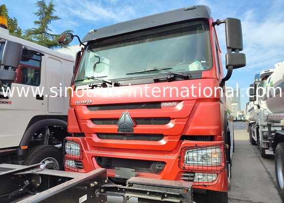 SINOTRUK HOWO Rosso 380HP 8×4 12 Ruote Cisterna di olio ad alta capacità