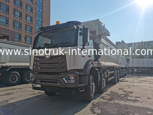 Sinotruk HOHAN Nuovo HOWO 8X4 Dump Truck 380hp 12 Ruote Bianco H77L ZZ3317V386JB1R Tipo U