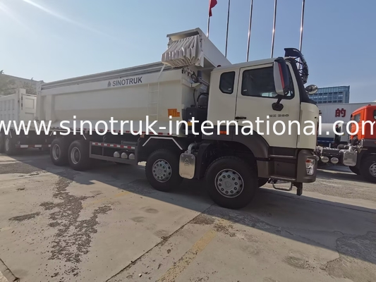 Sinotruk HOHAN Nuovo HOWO 8X4 Dump Truck 380hp 12 Ruote Bianco H77L ZZ3317V386JB1R Tipo U