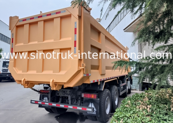 Sinotruk Howo Tipper Dump Truck 8 × 4 Lhd 12 ruote U shape tipper body Euro 2