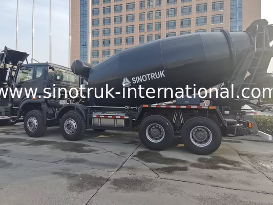 NEW HOWO HOHAN SINOTRUK Camione miscelatore di calcestruzzo Nero 10CBM 380HP 8X4 RHD