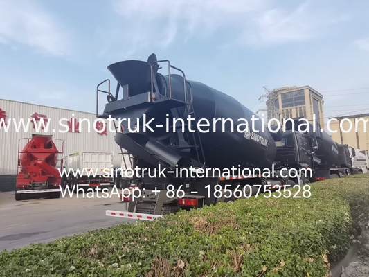 NEW HOWO HOHAN SINOTRUK Camione miscelatore di calcestruzzo Nero 10CBM 380HP 8X4 RHD