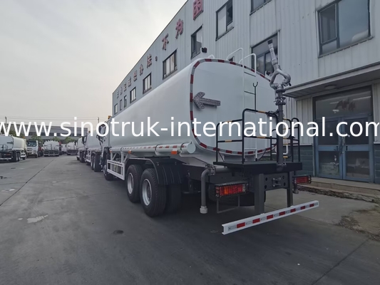 Sinotruk HOWO Bianco RHD 6x4 Camione serbatoio dell'acqua ZZ1257V4347B1 Con funzione di lavaggio ad alta pressione