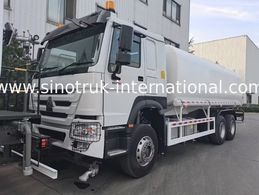 Sinotruk HOWO Bianco RHD 6x4 Camione serbatoio dell'acqua ZZ1257V4347B1 Con funzione di lavaggio ad alta pressione