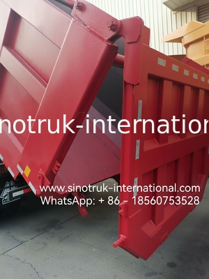 HOWO 12 ruote Sinotruk 8X4 Dump Truck 400hp Per l'estrazione mineraria LHD U tipo contenitore