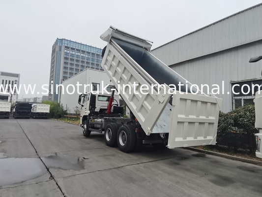 Howo costruzione 6x4 tipper dump truck RHD drive