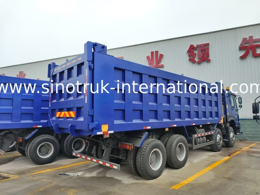 8X4 Blue Tipper Dump Truck 380hp 12 ruote Bianco H77L ZZ3317V3567B1 Tipo U