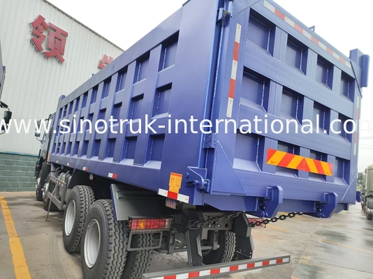 8X4 Blue Tipper Dump Truck 380hp 12 ruote Bianco H77L ZZ3317V3567B1 Tipo U