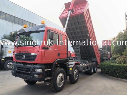 8 × 4 Lhd 12 ruote Sinotruk Tipper 400 HP Euro 2