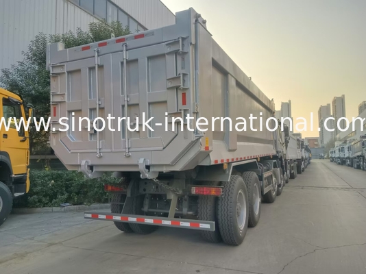 Camion a punta SINOTRUK HOWO 400 CV 12 ruote LHD 40 tonnellate 30CBM ZZ3317V3567B1