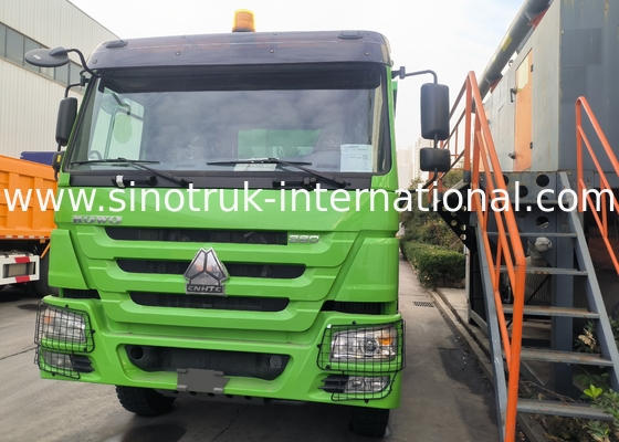 Sinotruk Howo Tipper Dump Truck 380Hp 6 × 4 U Shape Cargo Corpo Verde Colore