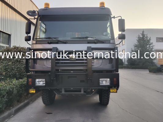 Camion a gomma Sinotruk Hohan 400 CV 10 ruote Lhd 40 tonnellate 20-30cbm ZZ3317N356JB1 Grigio