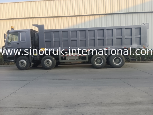 Camion a gomma Sinotruk Hohan 400 CV 10 ruote Lhd 40 tonnellate 20-30cbm ZZ3317N356JB1 Grigio