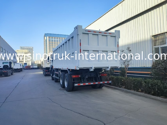 Grandi capacità 27 metri cubi 4 assi camion di scarico 400 cavalli per un funzionamento efficiente