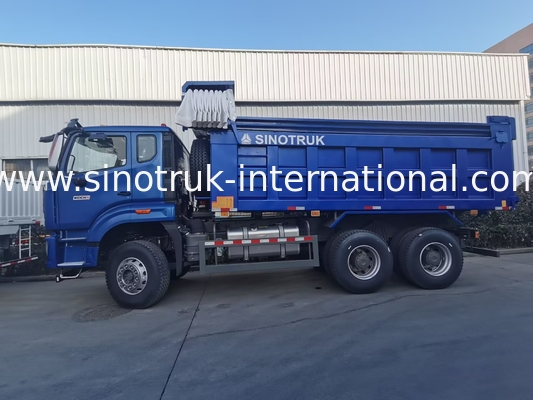 SINOTRUK HOHAN NEW HOWO 30 - 40 tonnellate RHD 10 ruote Tarpaulin per la costruzione Blu Alta efficienza sollevamento e scarico
