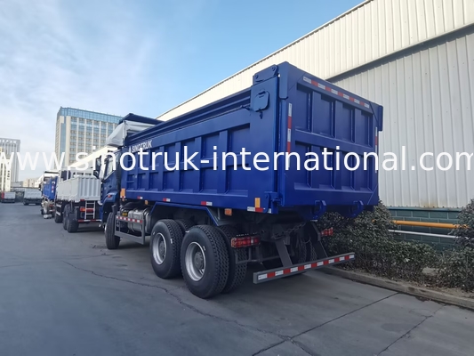 SINOTRUK HOHAN NEW HOWO 30 - 40 tonnellate RHD 10 ruote Tarpaulin per la costruzione Blu Alta efficienza sollevamento e scarico