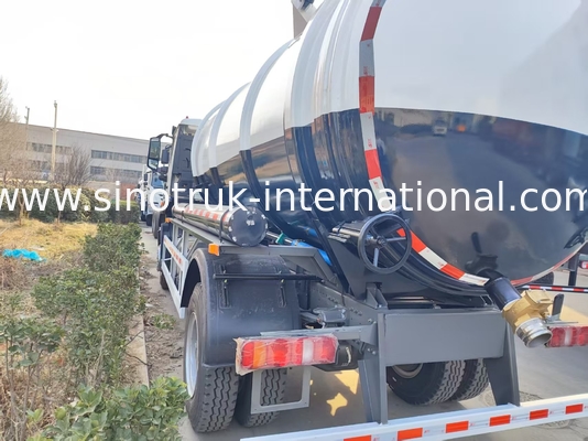 HOWO 300HP 10CBM 4x2 Sewage Suction Truck: potenza pesante, pulizia di precisione ed efficienza senza pari