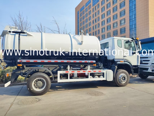 HOWO 300HP 10CBM 4x2 Sewage Suction Truck: potenza pesante, pulizia di precisione ed efficienza senza pari