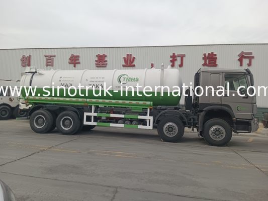 Pompa a vuoto Camion aspiratore di fognature Camion per la pulizia dei serbatoi settici 20CBM LHD 380 CV