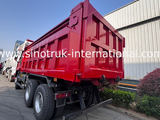 SINOTRUK HOHAN Nuovo Howo 6X4 RHD 10 Ruote Con Tarpaulin Rinforzato Dura Porta Posteriore Efficiente Trasporto