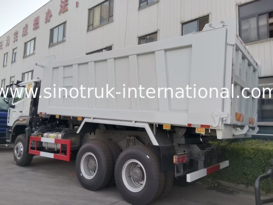 2 passeggeri Sinotruk Hohan Tipper Dump Truck Weichai Motore 6 × 4 LHD 380HP Con tipo di trasmissione manuale