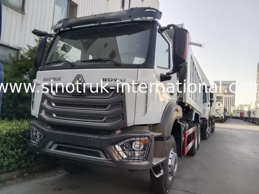 2 passeggeri Sinotruk Hohan Tipper Dump Truck Weichai Motore 6 × 4 LHD 380HP Con tipo di trasmissione manuale