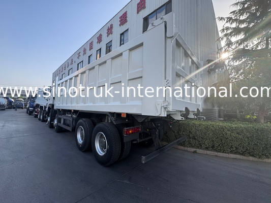 SINOTRUK HOWO 371HP Camionetti di scarico a gomma per la costruzione antico fronte militare paraurti per le zone minerarie