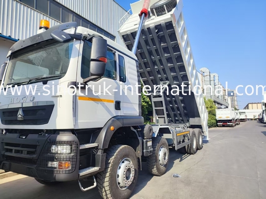 26.91CBM Potente HOWO TX 8x4 Tipper Dump Truck Con 12.00R20 Ruota