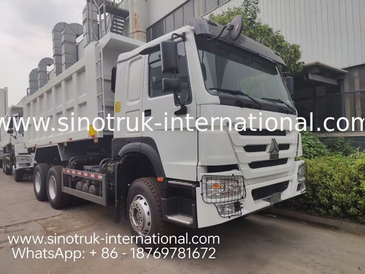 Autocarro ribaltabile HOWO 371HP 6×4 a guida a sinistra, cabina media