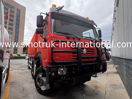 SINOTRUK 8X4 Fuel Tank Fuel Truck 30 CBM  Ghost face cab  With a bumper