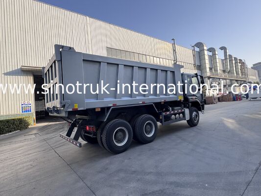 SINOTRUK HOHAN Nuovo Autocarro Ribaltabile Howo  Sollevamento Centrale  6 × 4 RHD  Cassone  19-20CBM Colore personalizzato dal cliente Argento Diamante 400HP