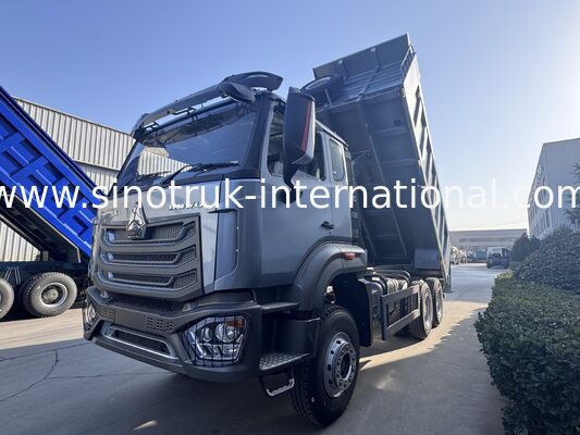 SINOTRUK HOHAN Nuovo Autocarro Ribaltabile Howo  Sollevamento Centrale  6 × 4 RHD  Cassone  19-20CBM Colore personalizzato dal cliente Argento Diamante 400HP