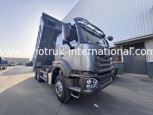 SINOTRUK HOHAN Nuovo Autocarro Ribaltabile Howo  Sollevamento Centrale  6 × 4 RHD  Cassone  19-20CBM Colore personalizzato dal cliente Argento Diamante 400HP