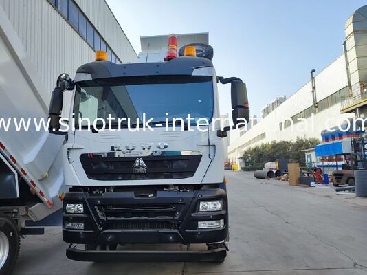 HOWO TX 6*4 White Dump Truck con motore MAN da 390 CV e scatola di carico 20CBM per prestazioni superiori