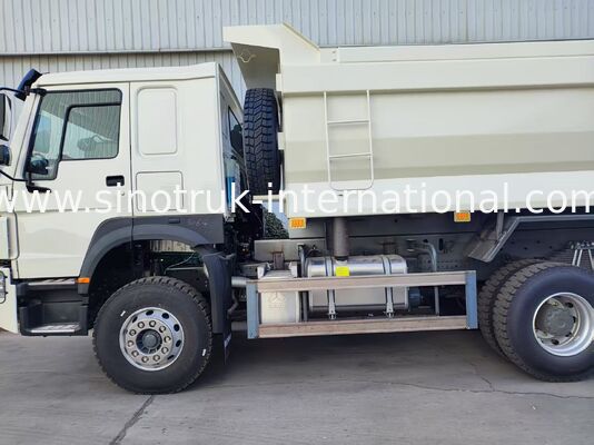 Camionetto da scarico bianco a forma di U da 371 CV con prestazioni di sollevamento superiori