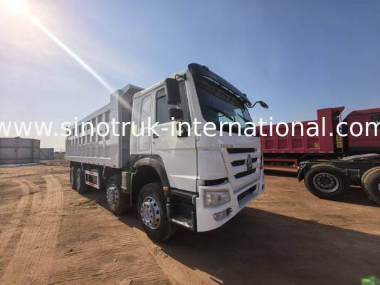 Camione di scarico a gomma con motore di carico pesante con capacità di carico da 40 a 50 tonnellate, motore diesel da 375 cavalli e lunghezza della scatola di carico di 7300 mm
