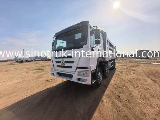 Camione di scarico a gomma con motore di carico pesante con capacità di carico da 40 a 50 tonnellate, motore diesel da 375 cavalli e lunghezza della scatola di carico di 7300 mm