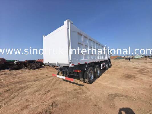 Camione di scarico a gomma con motore di carico pesante con capacità di carico da 40 a 50 tonnellate, motore diesel da 375 cavalli e lunghezza della scatola di carico di 7300 mm