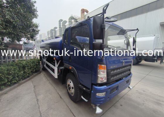 SINOTRUK HOWO Water Tank Truck with 140 HP Diesel Engine 8000KGS RAW and LHD RHD Drive Type for Municipal and Industrial Water Transport