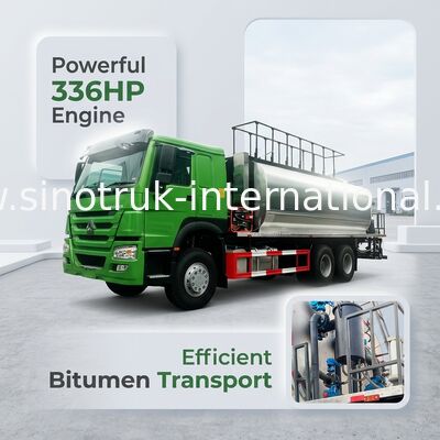 Tipo di guida a destra del camion 6X4 del bitume di HOWO 7