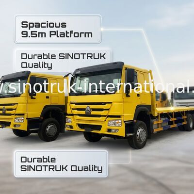camion funzionante ZZ1257N5847W del carico di 9.5m Paltform 336HP