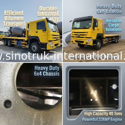 LHD RHD ZZ1257N4641W 40 tonnellate di 266HP di camion del carico